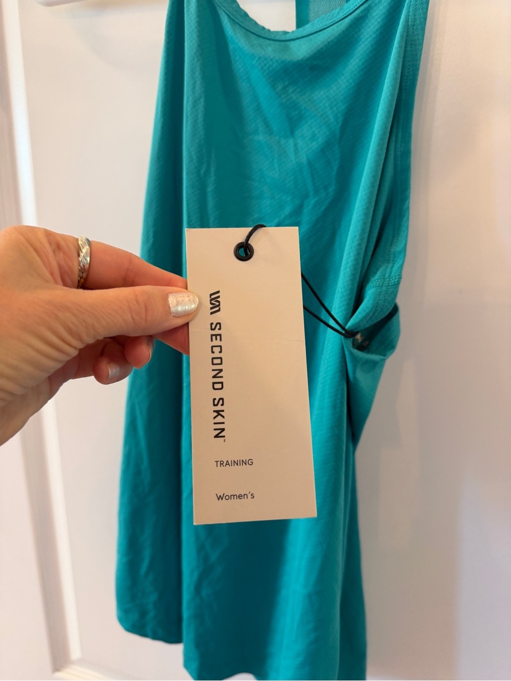 Second Skin NWT Womens XS Elastic Back Jade Tank $25